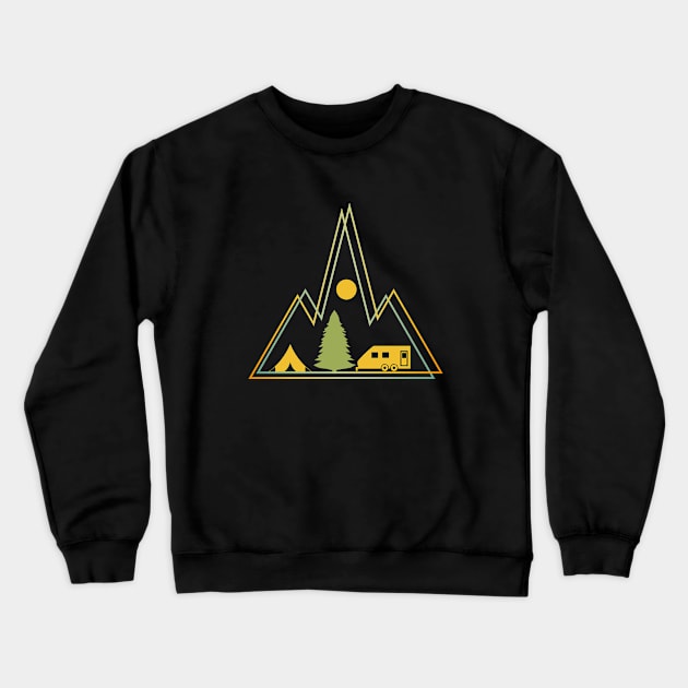 Camping Life Crewneck Sweatshirt by GoodWills